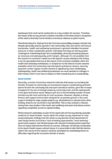 Factors that contribute to community business success 6. Overall conclusions and recommendations